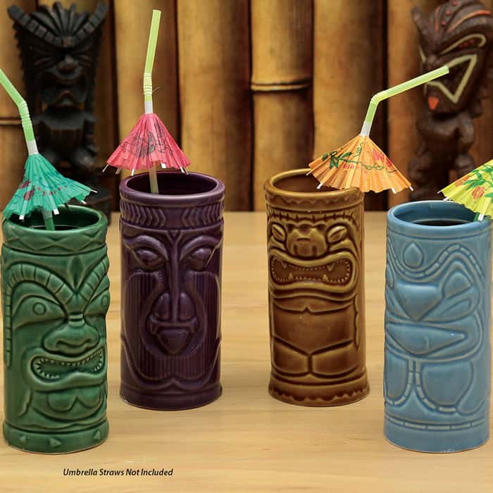 Tiki Mug Set Four Free Shipping!