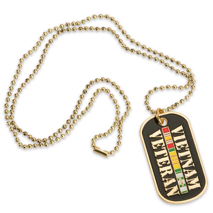 Vietnam Veteran Metal Dog Tag Free Shipping!