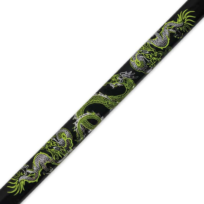 Shinwa Green Dragon Black Damascus Shirasaya Sword