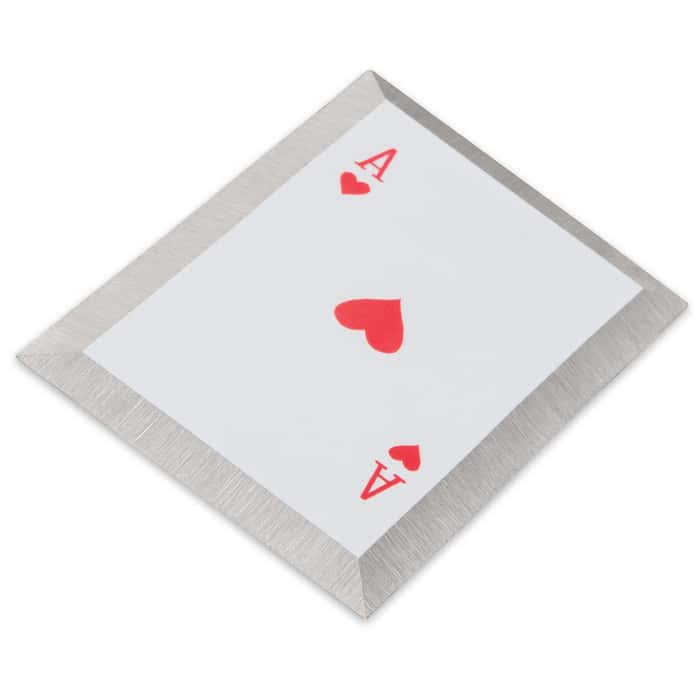 Royal Flush Throwing Card Set Of Five