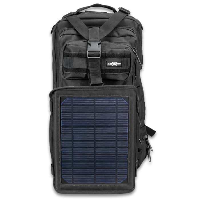 M48 OPS Tactical Solar Panel Backpack Charges