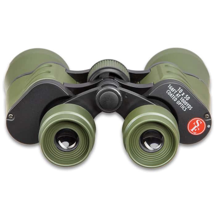 10X50 Wide Angle Binoculars With Case Metal