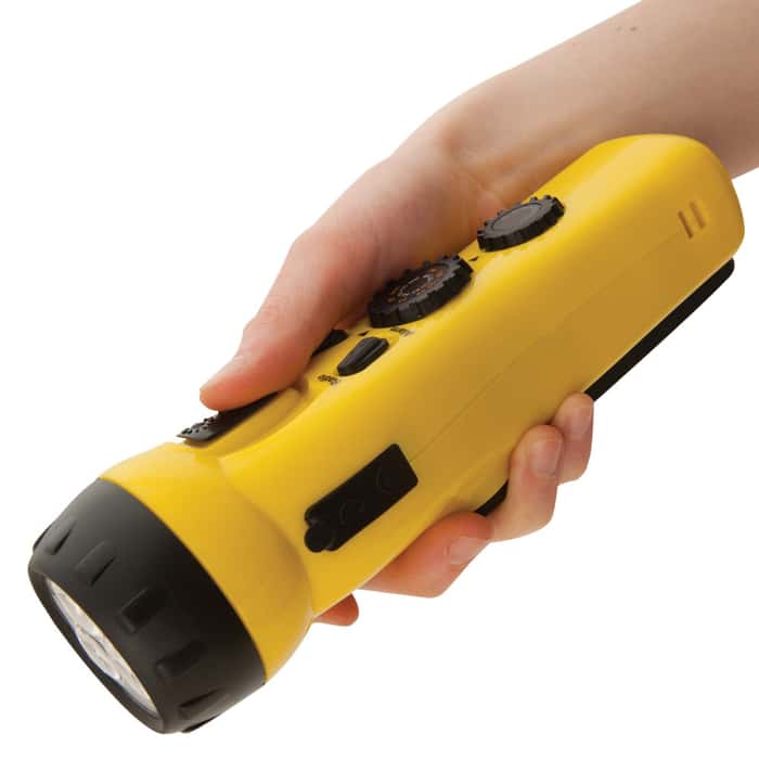 4in1 Dynamo Emergency Radio Flashlight