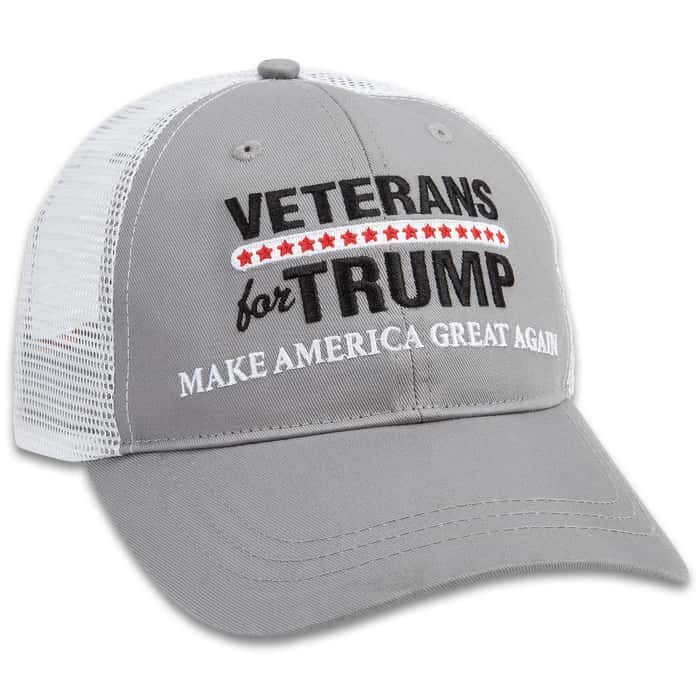 Veterans For Trump Hat Trucker Style Cap,
