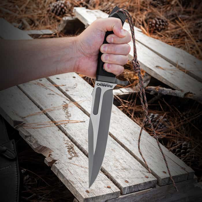 Rambo Last Blood Bowie Knife With Sheath