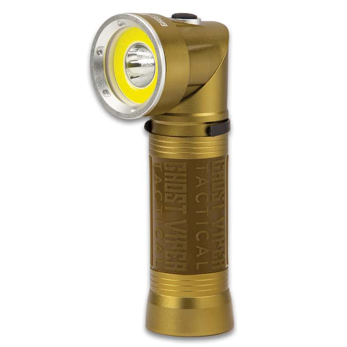 Ghost Viper Tactical Tan Swivel Head Flashlight