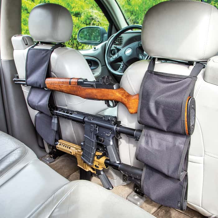 M48 Back Seat Gun Rack Nylon Canvas