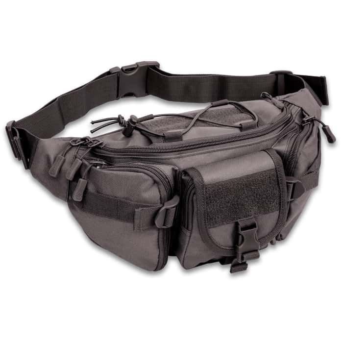 M48 Black Military Fanny Pack Heavy Duty