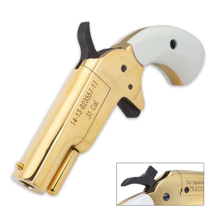 Traditions Vest Pocket Brass Derringer Pistol Muzzleloader