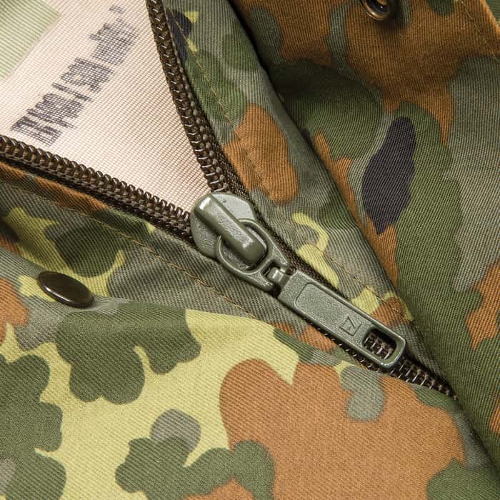 German Military Surplus Wet Weather Jacket Flecktarn