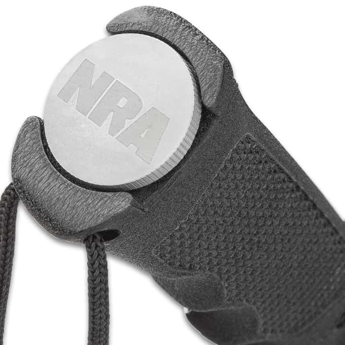 NRA Tactical S.A.F.E. Knife And Sheath Stainless