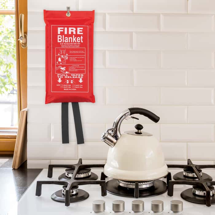 Emergency Fire Blanket 100 Percent Glass Fabric