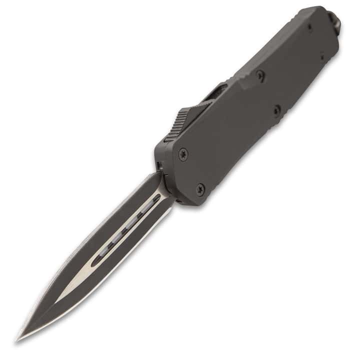 Ghost Series Black Double Edge OTF Knife