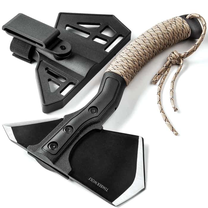 Timber Wolf Survival Axe With Sheath Stainless
