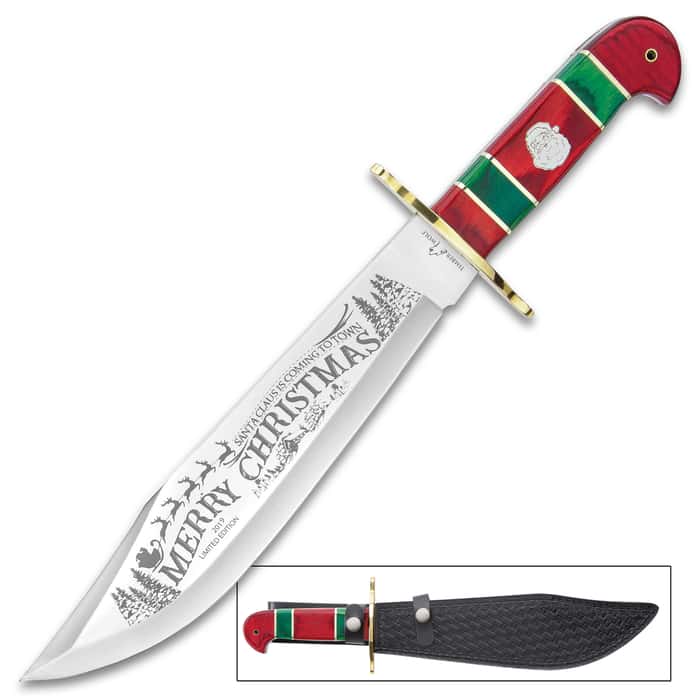 Timber Wolf Limited Edition 2019 Christmas Bowie Knife