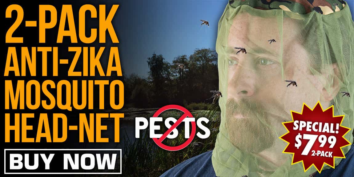 Anti-Zika Mosquito Head-Net and Face Mask