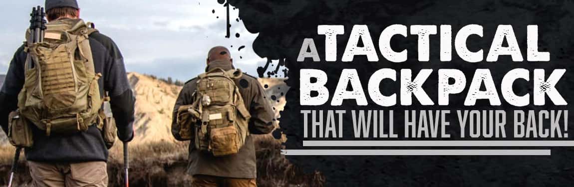 A Tactical Backpack That Has Your Back