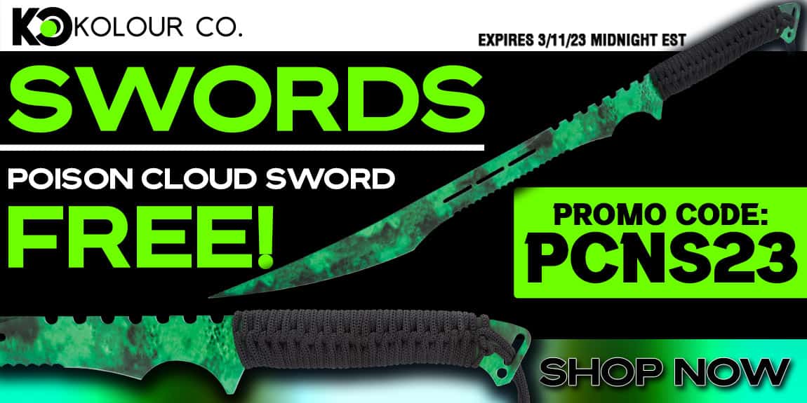 Free BV590 with purchase of a Sword