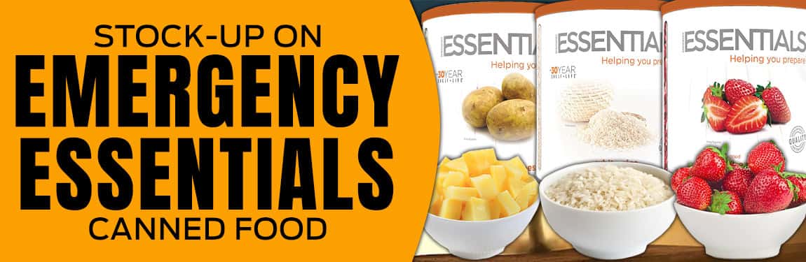 Stock-Up On Emergency Essentials Canned Food