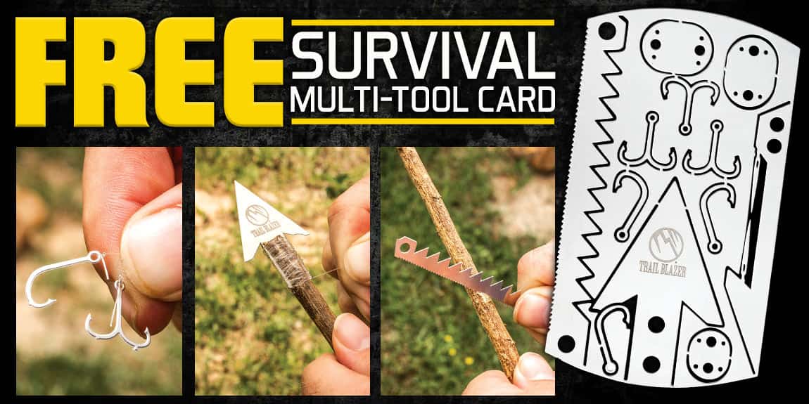 FREE Survival Multi-Tool Card!