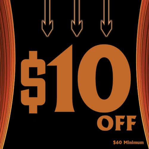 $XX-off with $60 minimum order