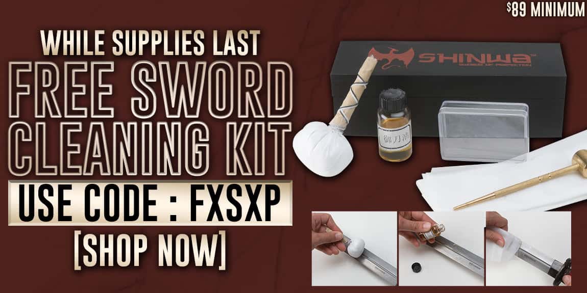 FREE Shinwa Sword Cleaning Kit