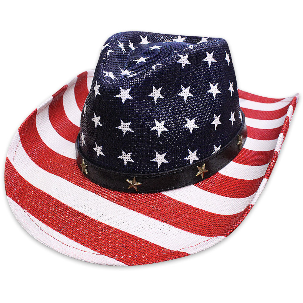 Stars And Stripes Cowboy Hat | Kennesaw Cutlery