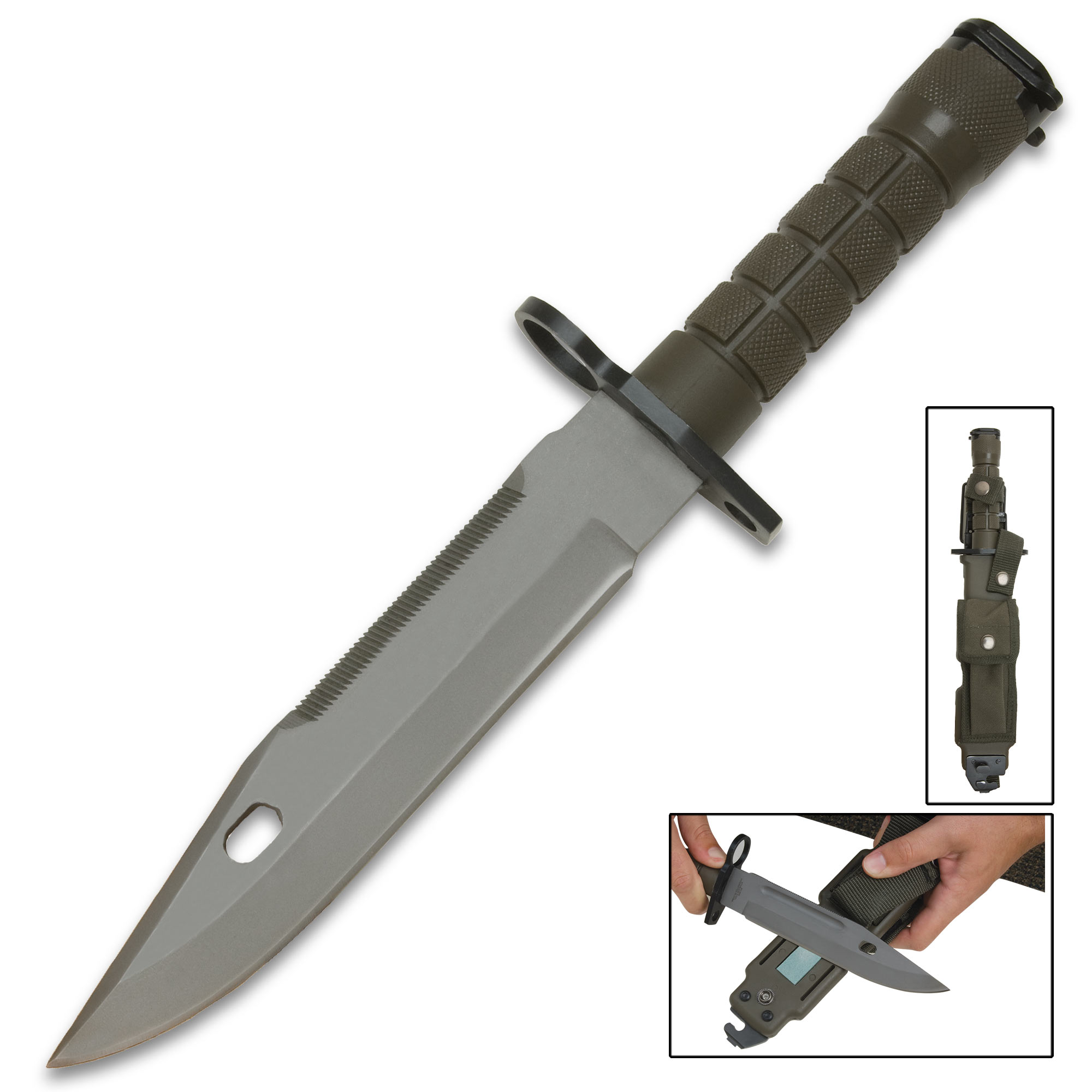 M9 Bayonet Military Knife | BUDK.com - Knives & Swords At The Lowest ...