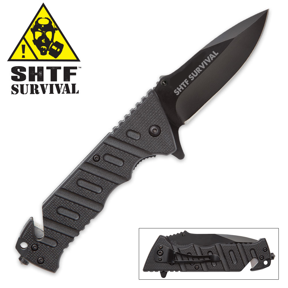 SHTF Survival Pocket Knife Knives & Swords At The Lowest