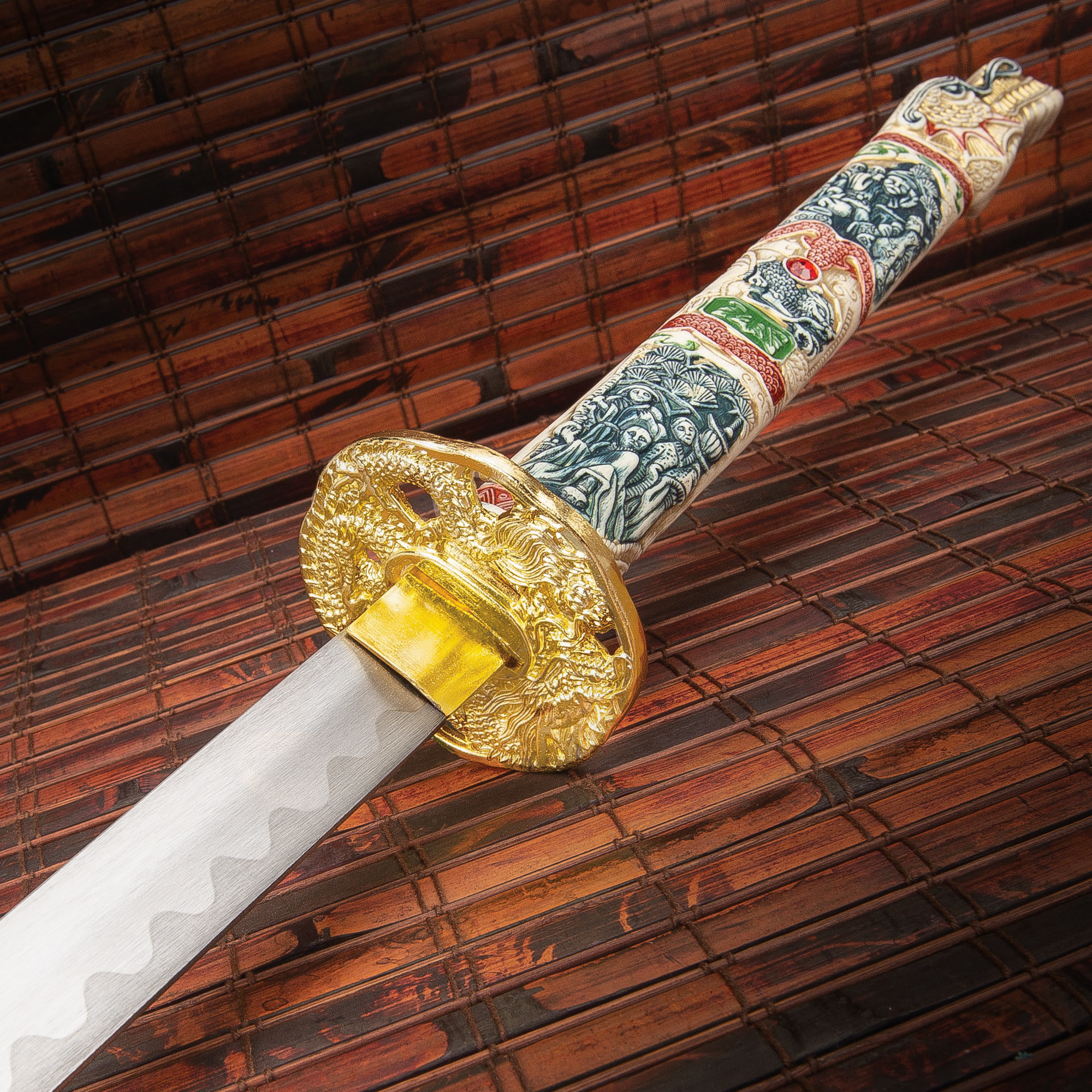 Sword of the Dragon Samurai Ninja Katana Sword | BUDK.com - Knives ...