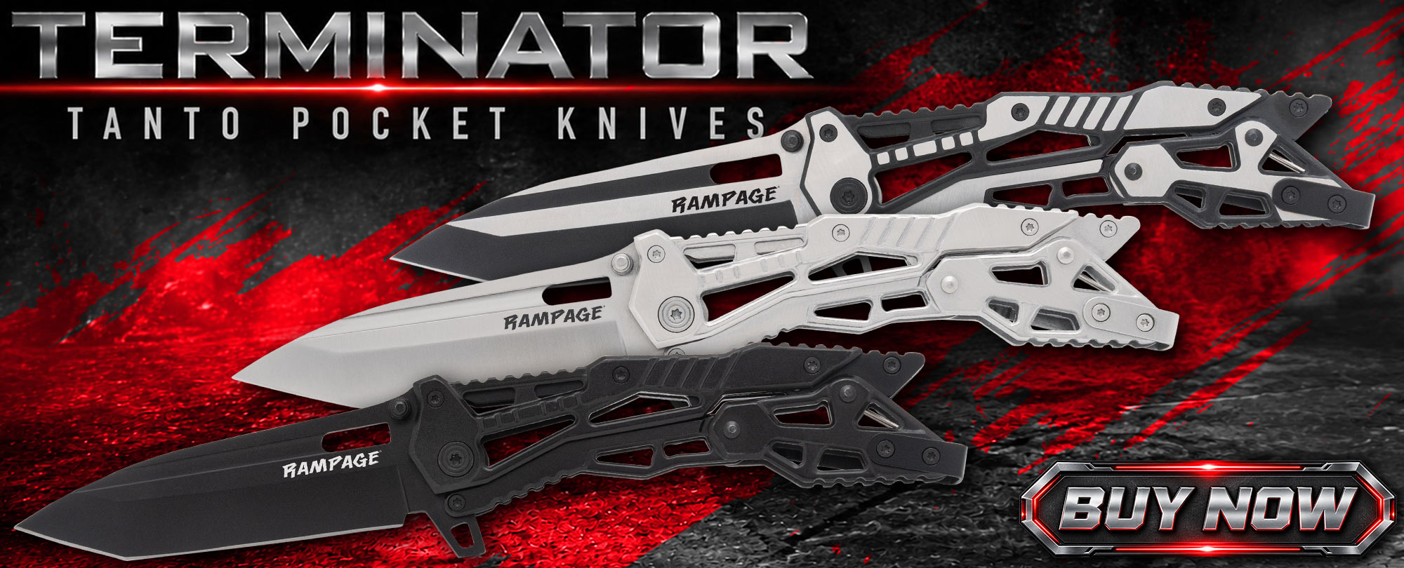 Rampage Terminator Tactical Tanto Pocket Knife