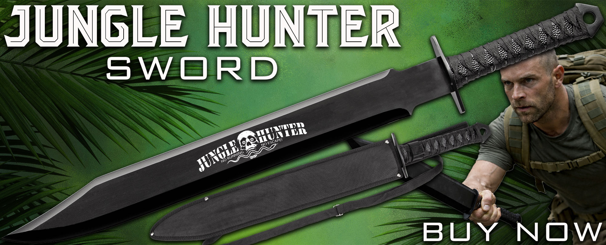 Jungle Hunter Sword & Sheath