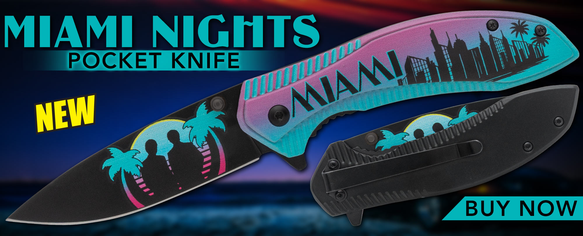 Miami Nights Pocket Knife