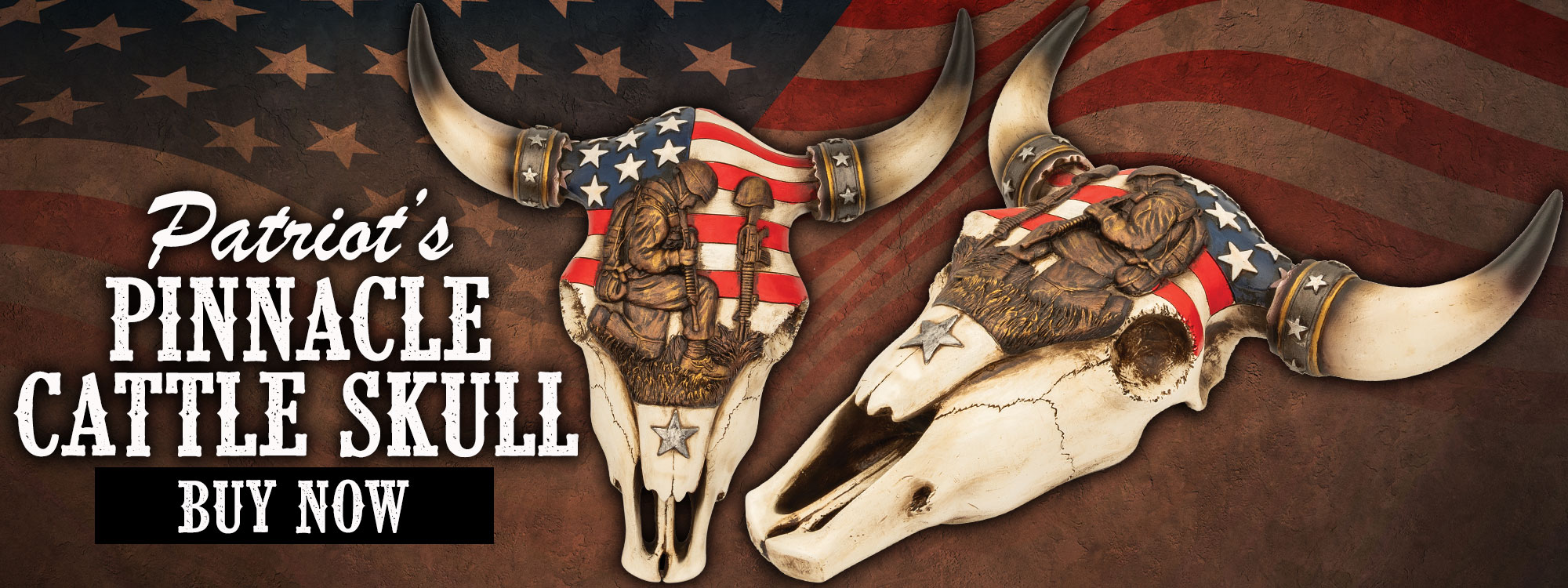 Patriot’s Pinnacle Cattle Skull