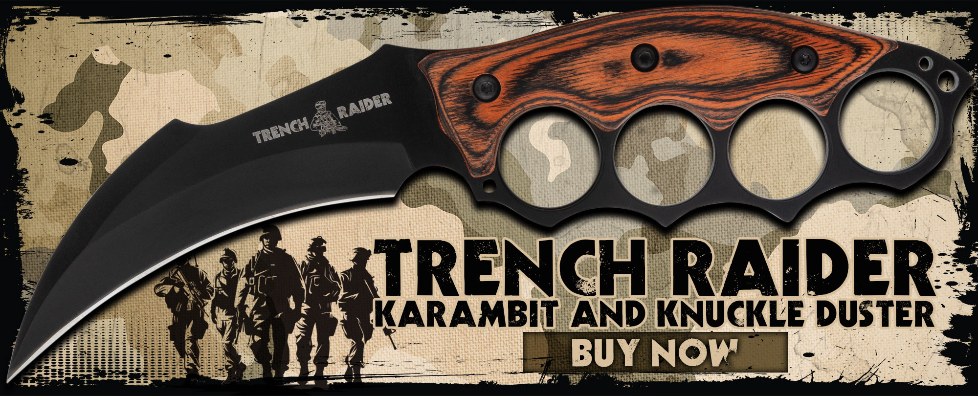 Trench Raider Karambit & Knuckle Duster