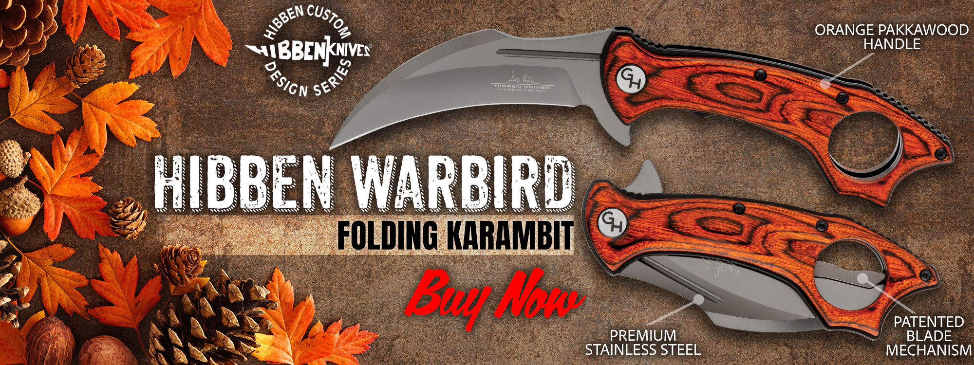 Hibben Warbird Folding Karambit
