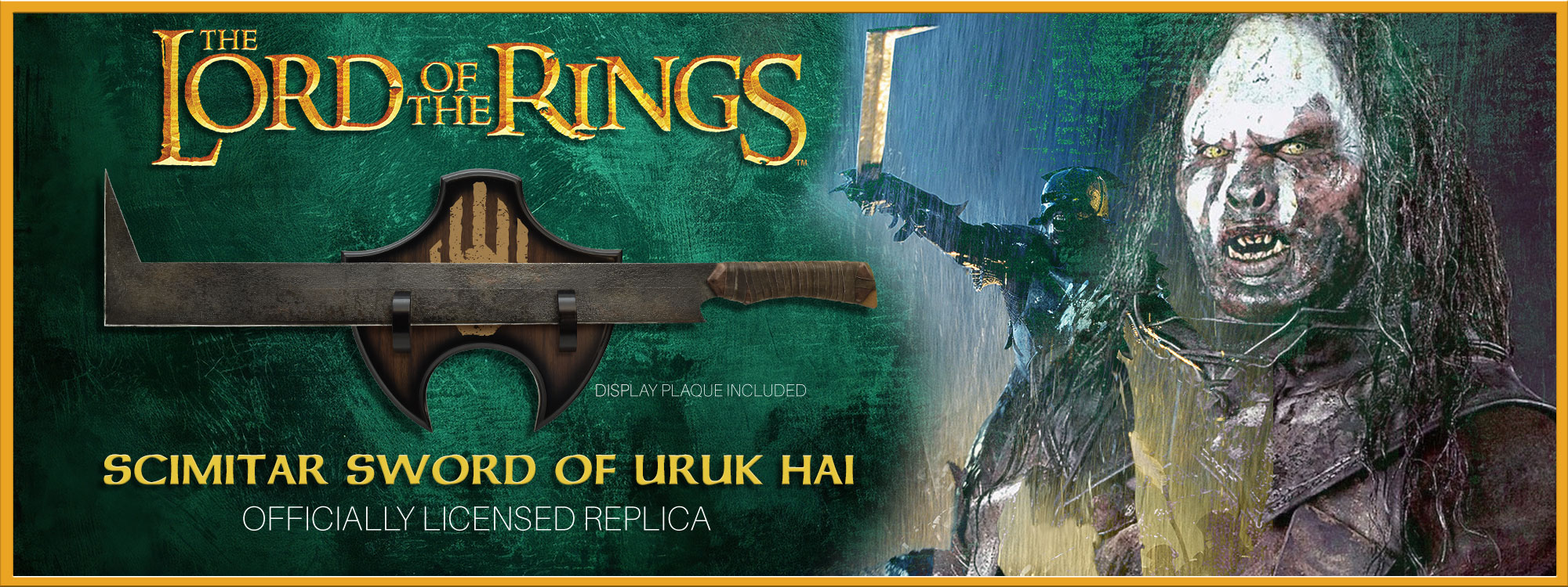 Lord of the Rings Scimitar Sword of Uruk Hai