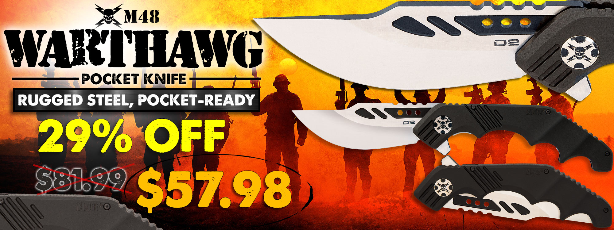 M48 Warthawg Pocket Knife