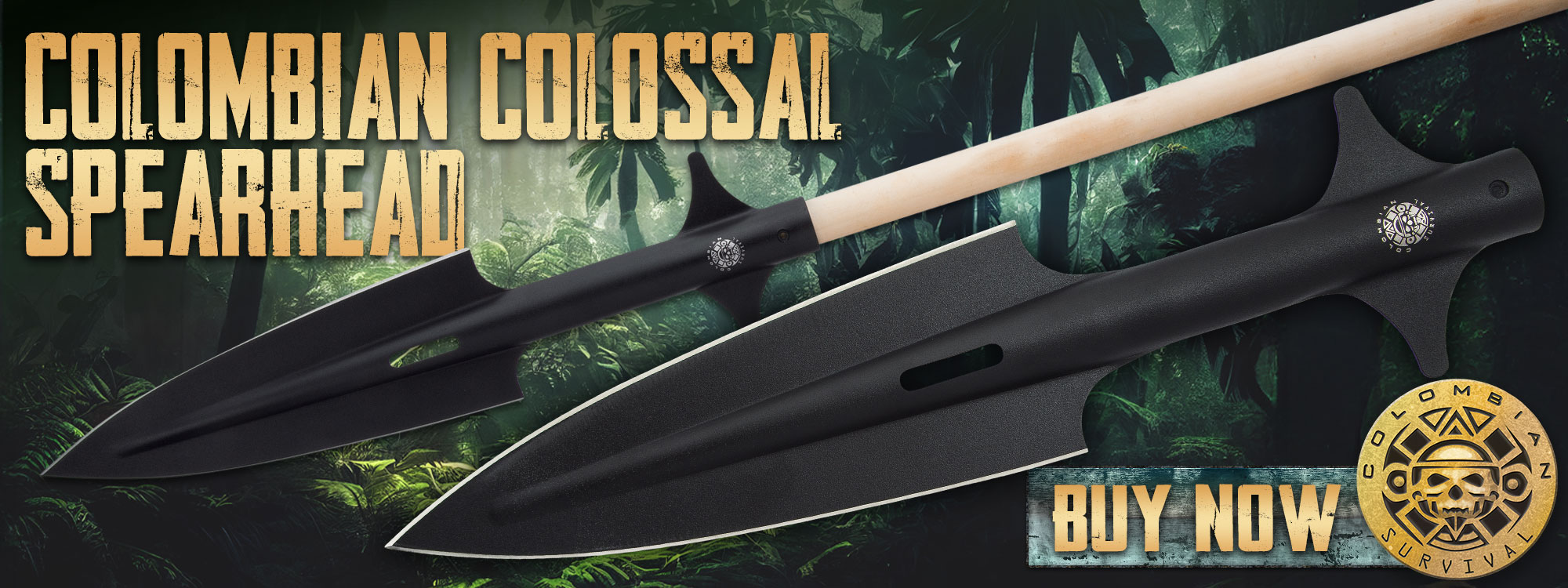Colombian Colossal Spearhead & Sheath
