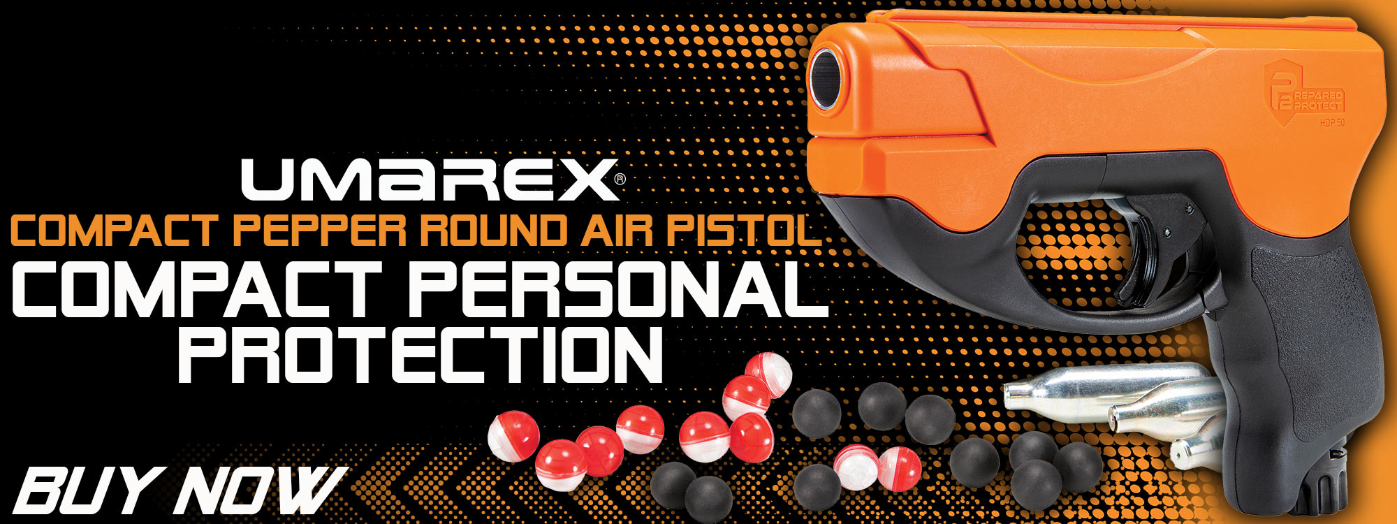 Umarex P2P T4E HDP Compact Pepper Round Air Pistol 