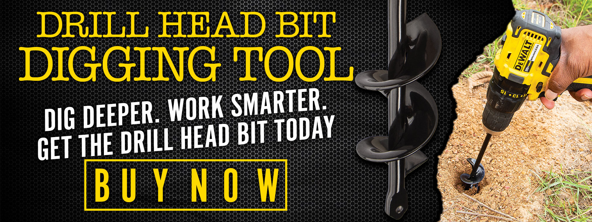 Drill Head Bit Digging Tool