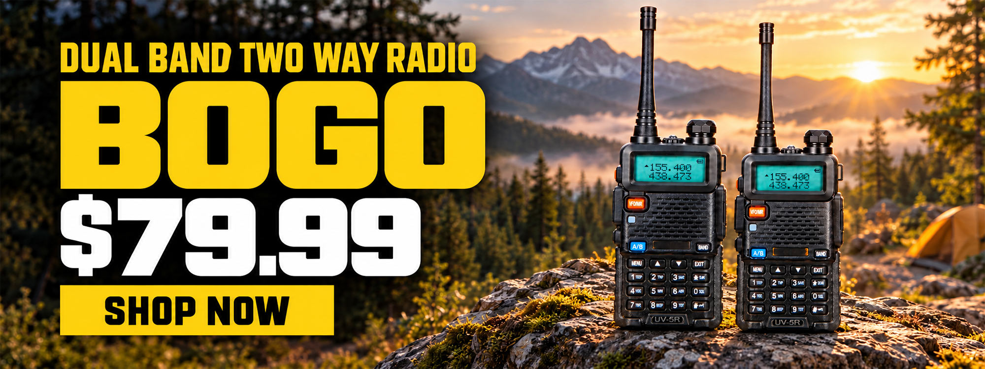 Dual Band Two Way Radio