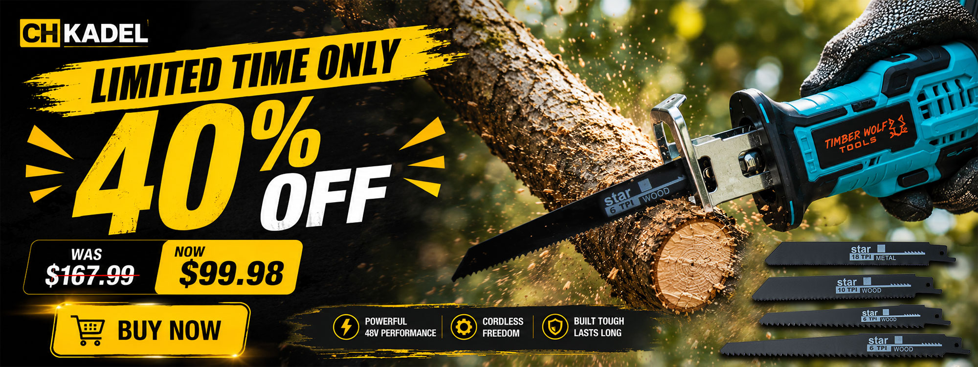 Timber Wolf Tools Rechargeable