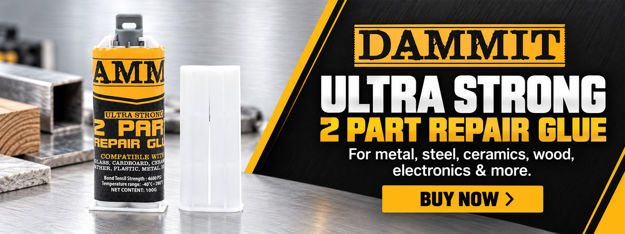 Dammit Ultra Strong 2 Part Repair Glue