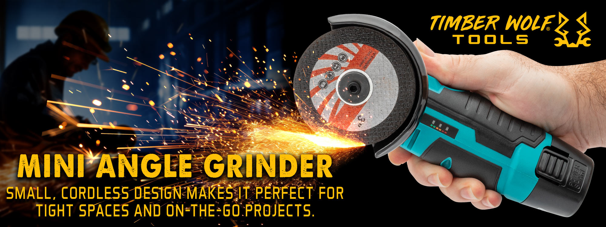 Timber Wolf Tools Mini Angle Grinder