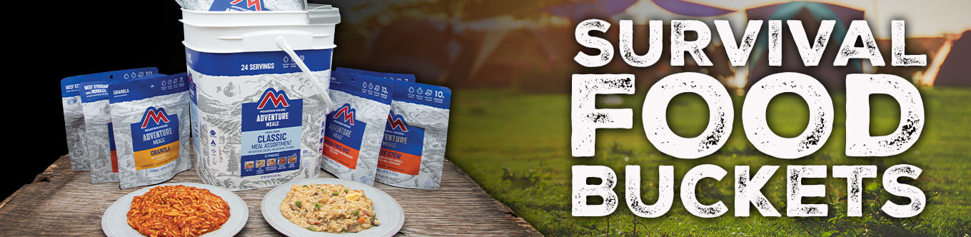 Survival Food Buckets