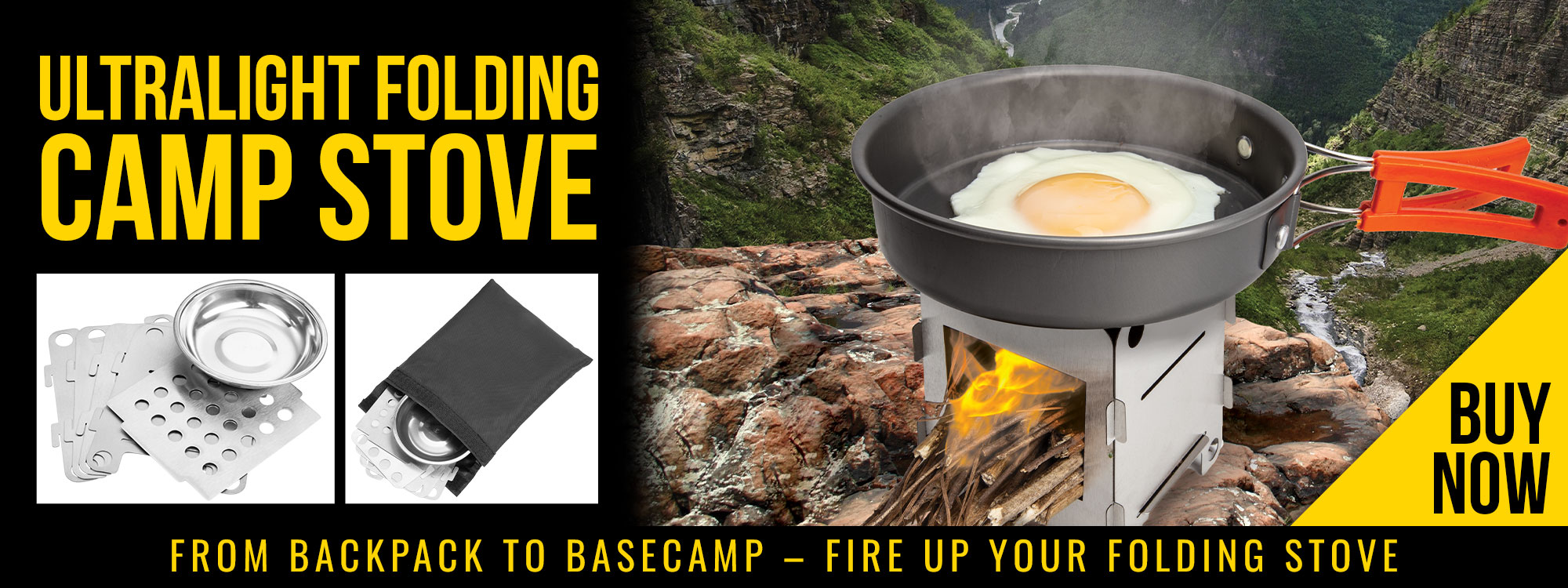 Trailblazer Ultralight Folding Camp Stove