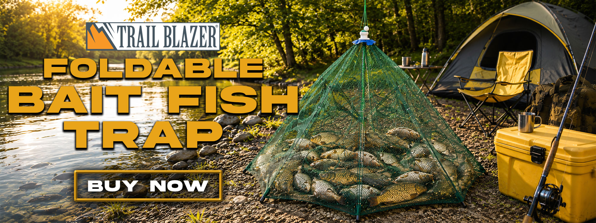 Trailblazer Foldable Bait Fish Trap