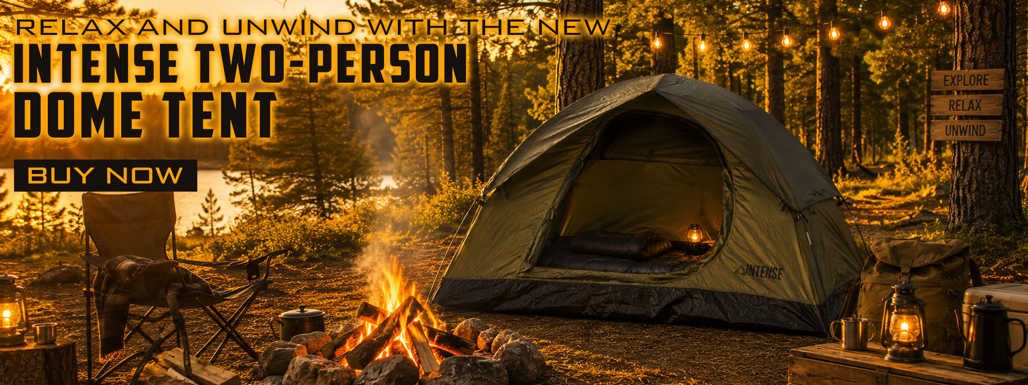 Intense Two-Person Dome Tent