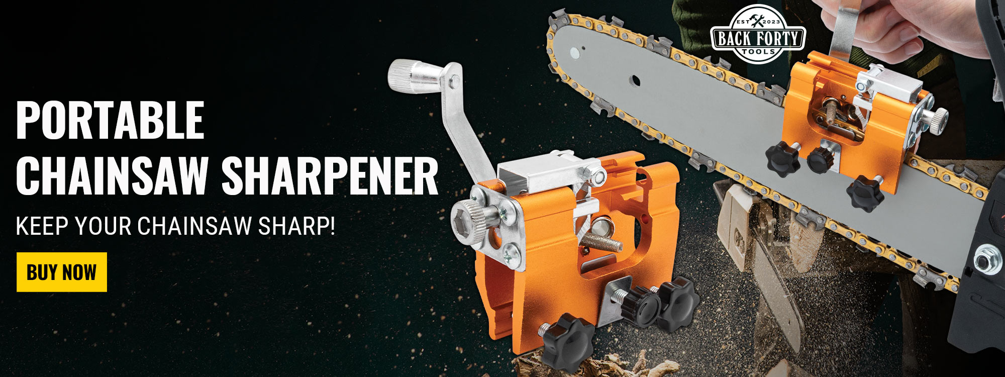 Back Forty Portable Chainsaw Sharpener